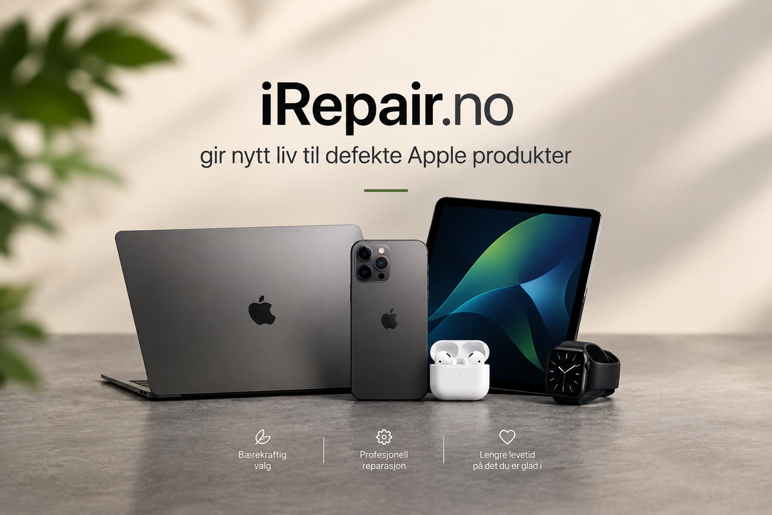 Apple-produkter som får nytt liv gjennom reparasjon